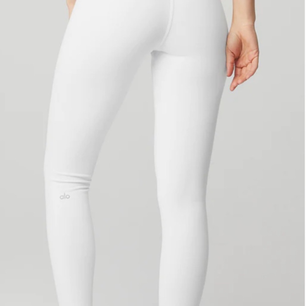 alo leggings white !